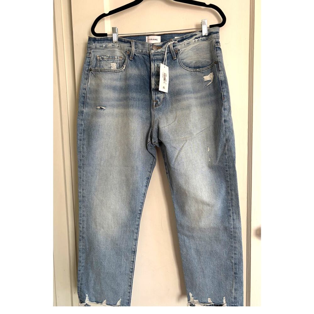 FRAME "Le Original" Jeans, High-Rise/Straight Fit, Size 33 (12/14). NWT - Picture 10 of 10